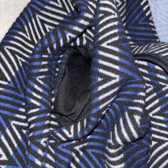 Jones Studio Jacket Long Geometric Print Open Front Dress Coat Blazer Pockets A - Picture 5 of 15